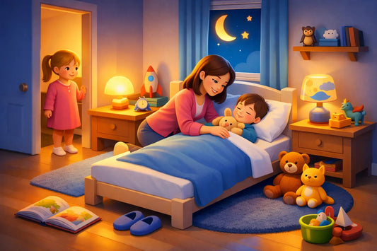 Abendroutine ohne Diskussionen mit Kindern