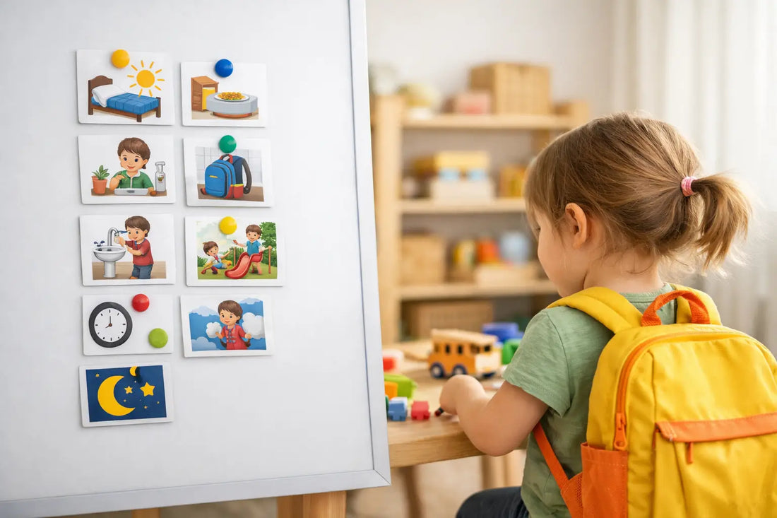 Visueller Tagesablauf fürs Kindergartenkind