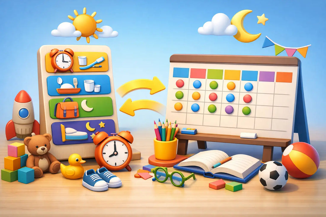 Routineplan oder Wochenplan für Kinder?