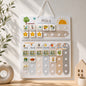 Wochenplan Kinder & Routineplaner Komplettset | Visueller Tagesplaner mit Klettpunkten | XXL Familien-Set startklar