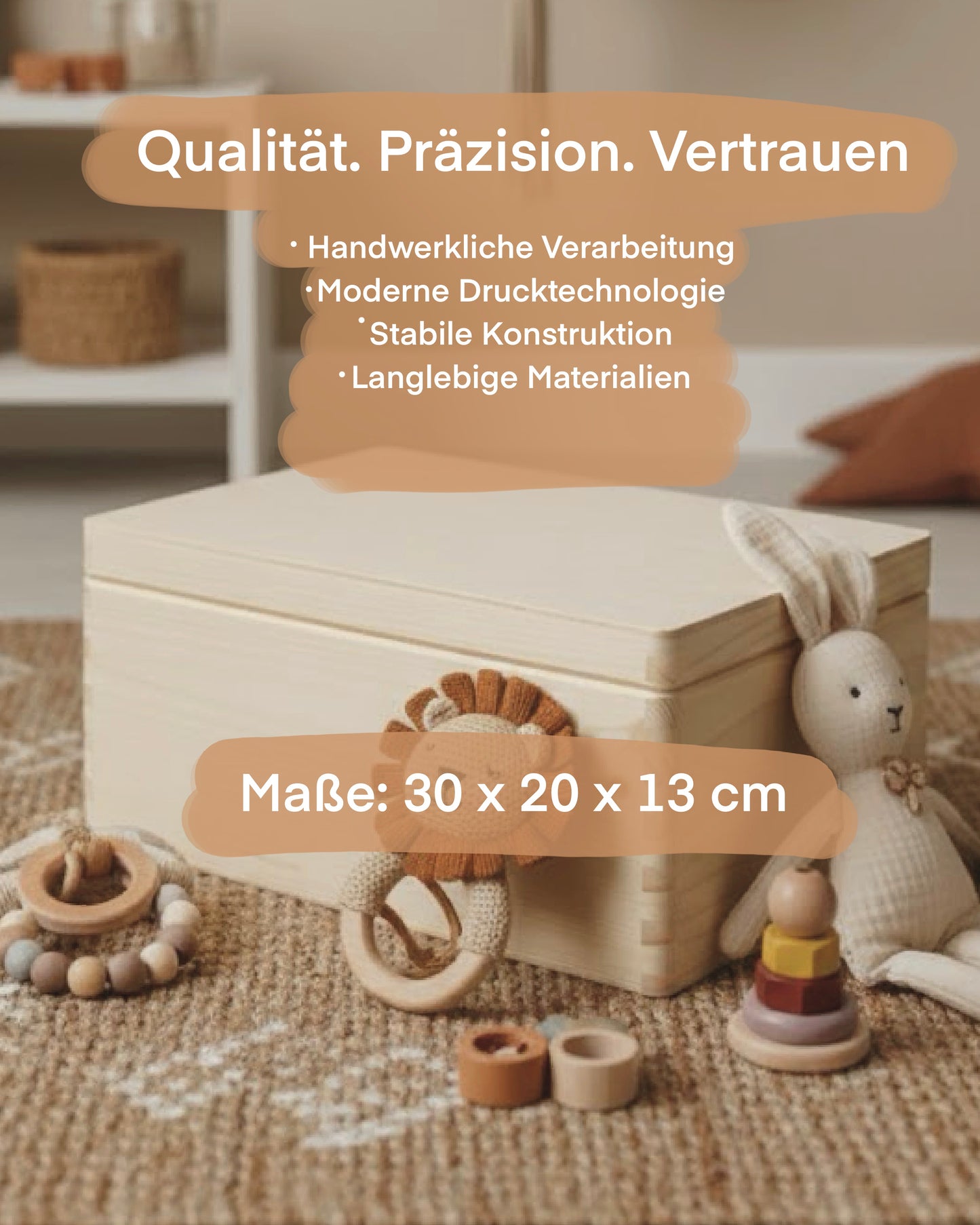 Premium Erinnerungskiste „Wunderkiste“ – Motiv Schaukelpferd