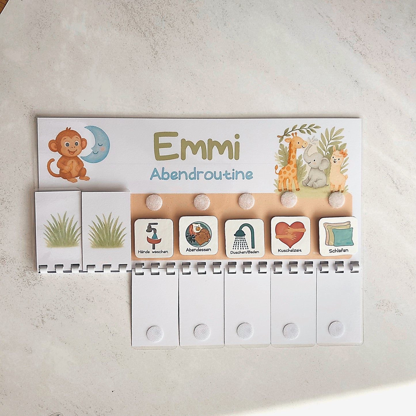 Routineplaner Set für Kinder – Morgen- & Abendroutine für KiTa Kinder, Montessori