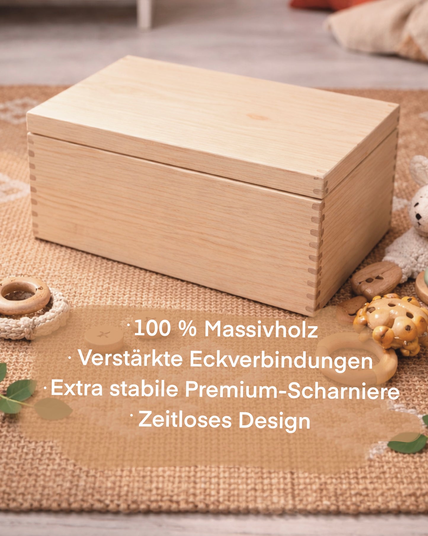 Premium Erinnerungskiste „Wunderkiste“ – Motiv Schaukelpferd
