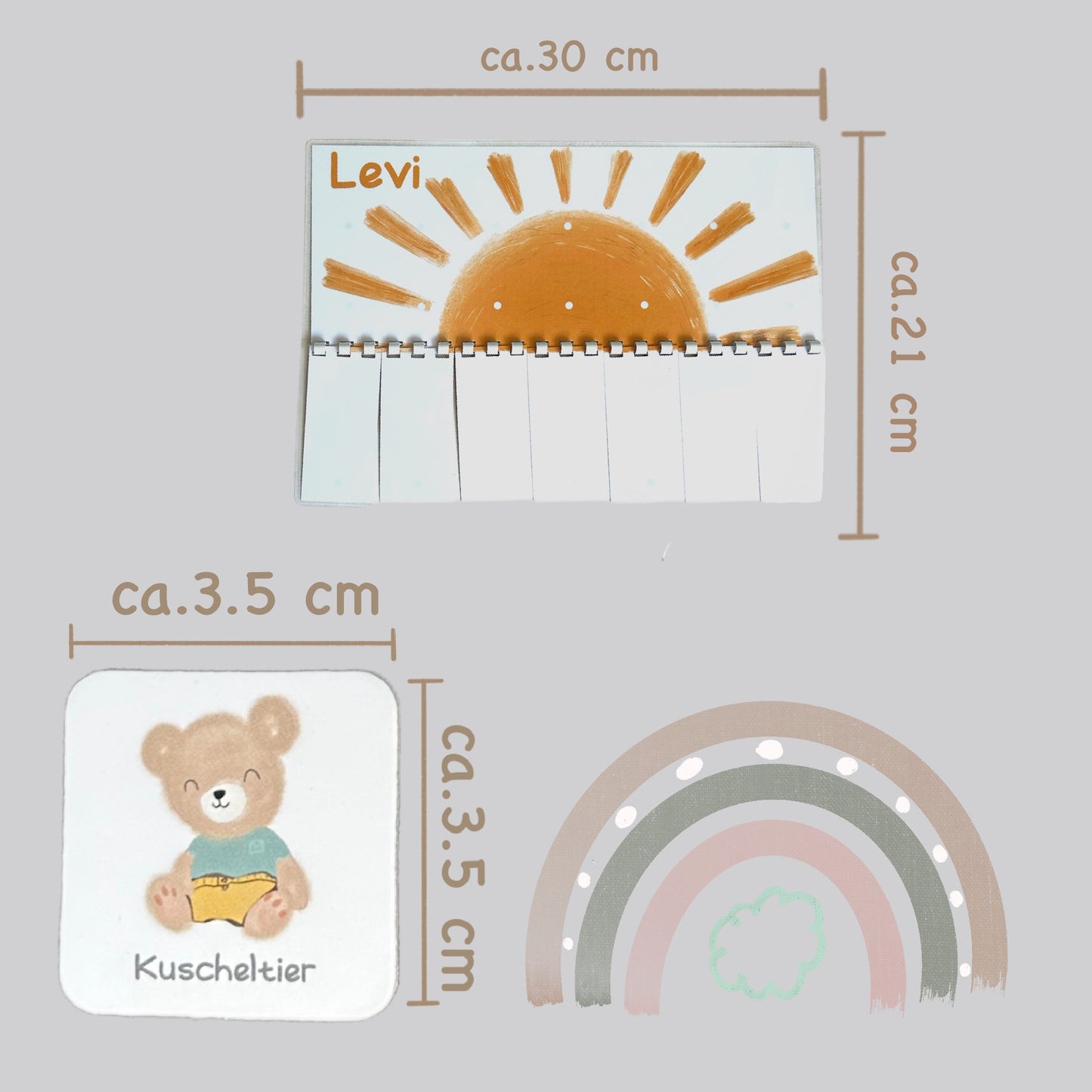 Morgenroutine für Kinder, Tagesplan, Routineplaner Kind, Sonne