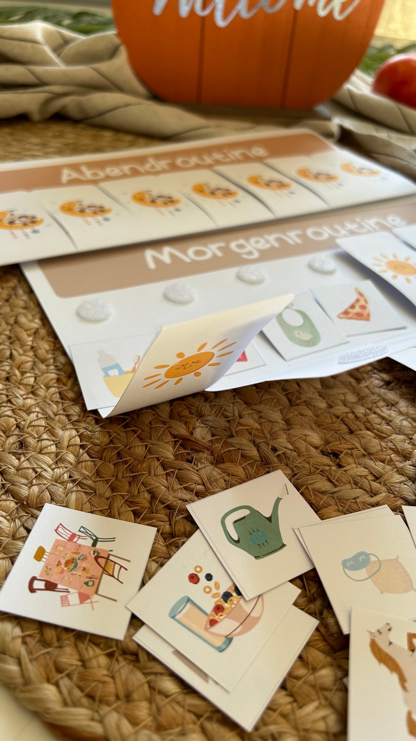 Routineplaner für Kinder, Morgenroutine, Abendroutine, DIY Vorlage zum Ausdrucken als PDF