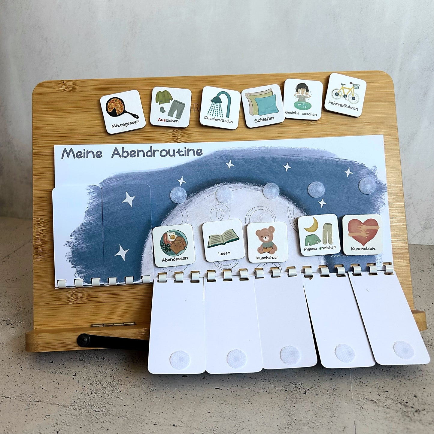 Routineplaner Kinder Abendroutine