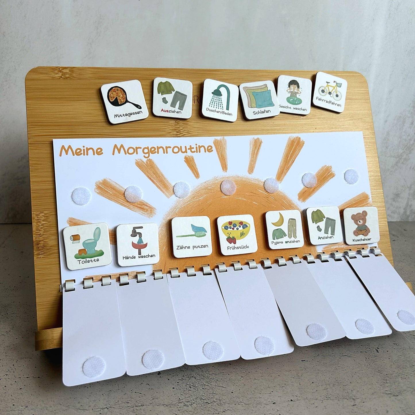 2× Routineplaner-Set für Kinder – Morgen- & Abendroutine organisieren
