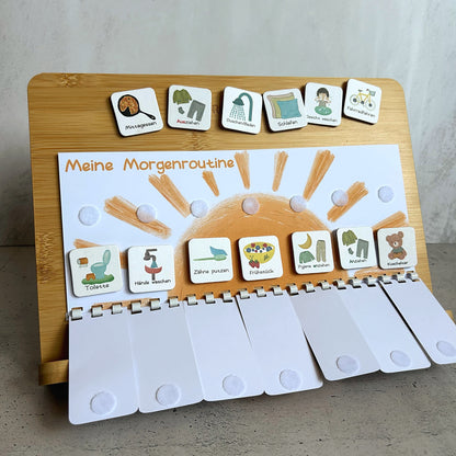 2× Routineplaner-Set für Kinder – Morgen- & Abendroutine organisieren
