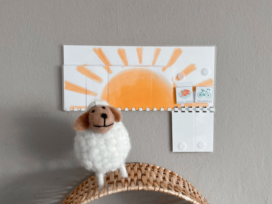 Morgenroutine für Kinder, Tagesplan, Routineplaner Kind, Sonne