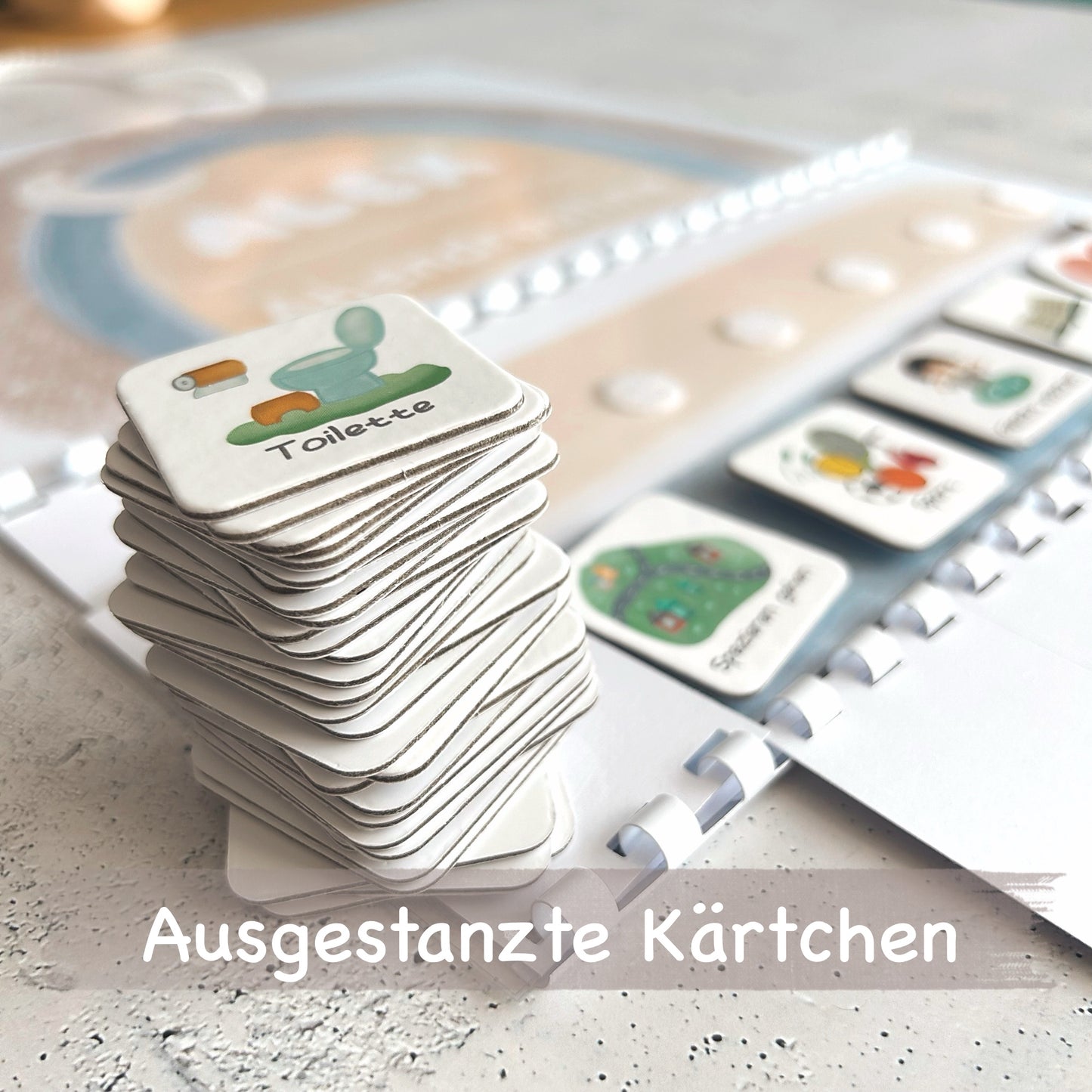 Abendroutine & Morgenroutine Planer Kinder – Tagesplaner Poster Set mit Routinekarten – Geschenk für Kinder, Design Kinderzimmer Poster