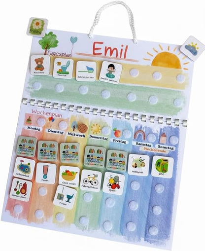 Wochenplan Kinder & Routineplaner | MEGA Kreativ Studio™