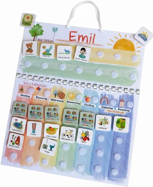 Wochenplan Kinder & Routineplaner | MEGA Kreativ Studio™