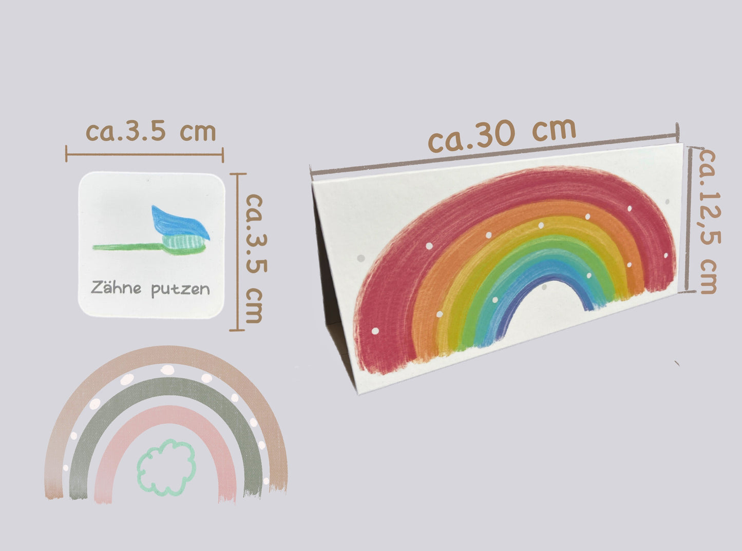 Kinder Tagesplan Routineplaner | 2in1  Morgen- & Abendroutine | Pyramide